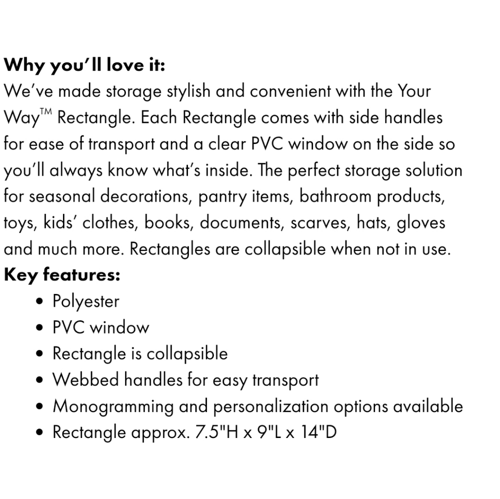 Storage Bin - Picture 5 of 5